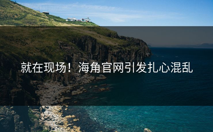 就在现场！海角官网引发扎心混乱